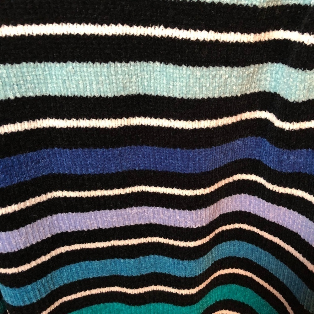 Carolyn Taylor Striped Chenille Sweater - Picture 4 of 5
